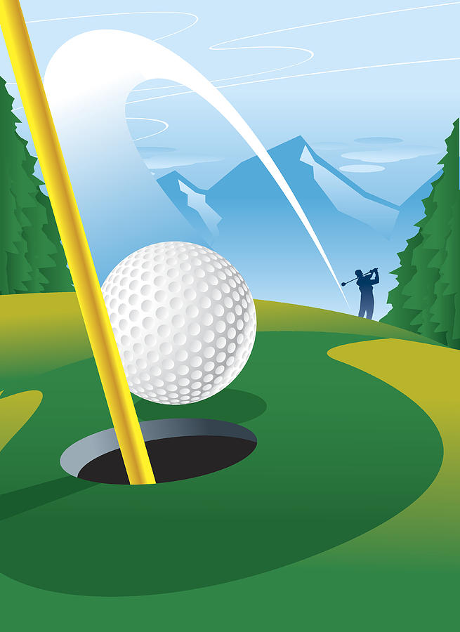 Hole-In-One Drawing by Susaro