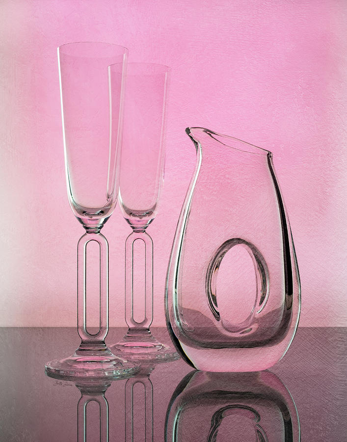 Still Life Photograph - Holey Glassware by Betty Denise