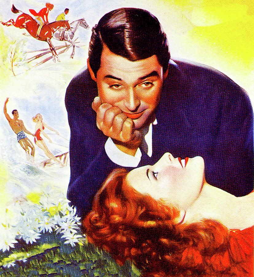 Cary Grant Painting - Holiday, 1938, movie poster painting by Movie World Posters