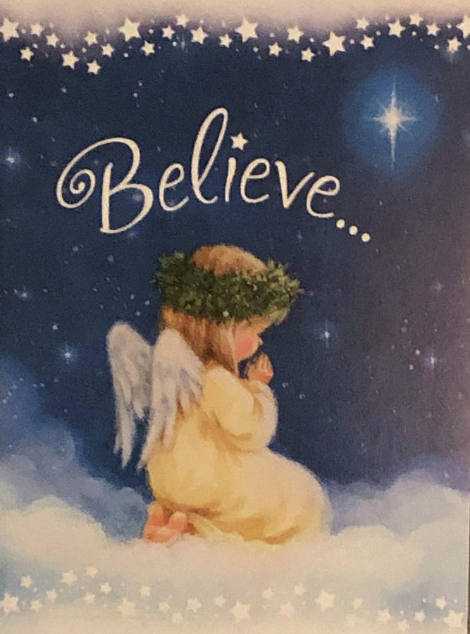 Holiday Angel Card Photograph by Lorraine Palumbo