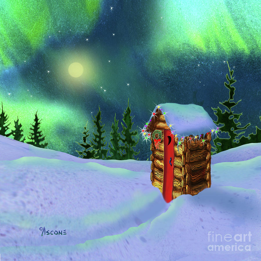 Holiday Decor Painting by Teresa Ascone