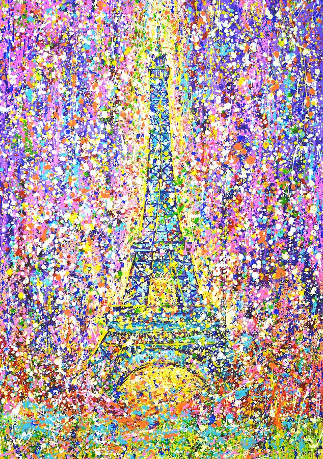 	Holiday. Eiffel Tower. Painting by Iryna Kastsova