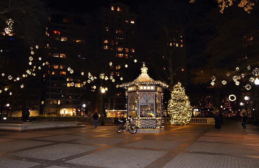 Holiday Magic On Rittenhouse Square Photograph