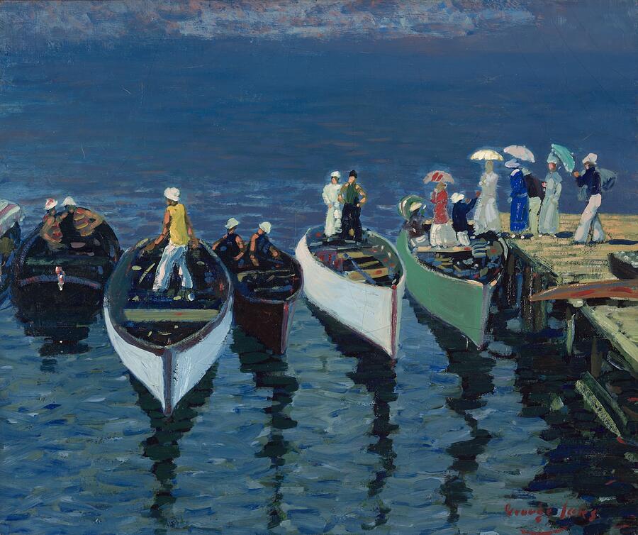 Holiday on the Hudson - George Luks Digital Art by Samuel HUYNH Holiday on the Hudson - George Luks Digital Art by Samuel HUYNH
