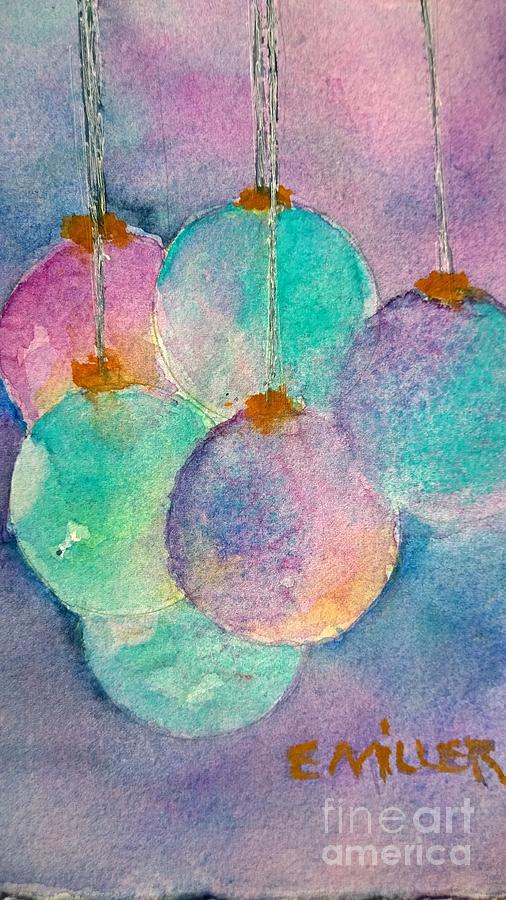 Holiday Ornaments  Painting by Eunice Miller