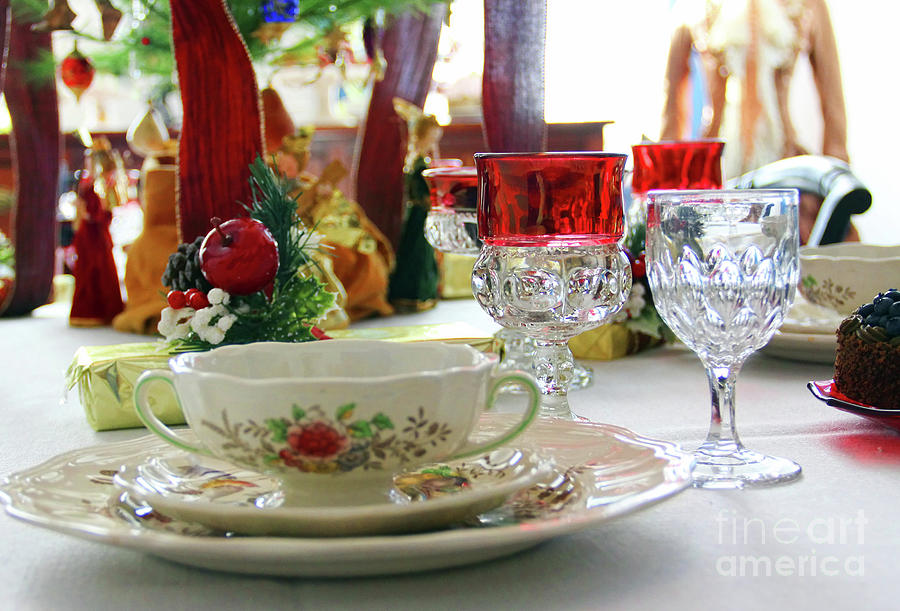 Holiday Place Setting 0386 Photograph by Jack Schultz