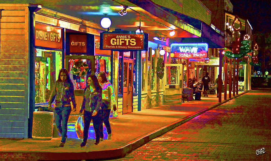 Holiday Shoppers Digital Art by CHAZ Daugherty