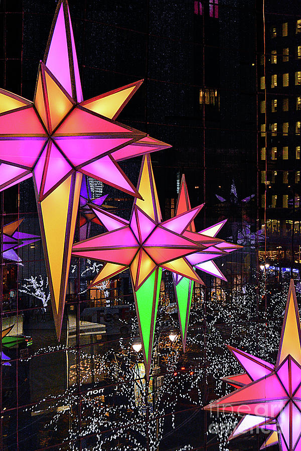 Holiday Star Light Show Nyc Photograph