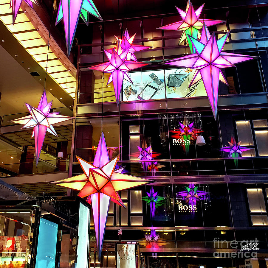Holiday Stars 2 Photograph by CAC Graphics