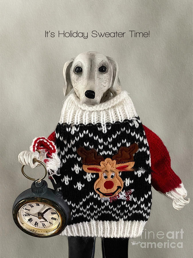 Holiday Sweater Time Photograph by Diana Rajala