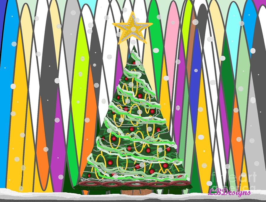 Holiday Tree  Digital Art by LBDesigns