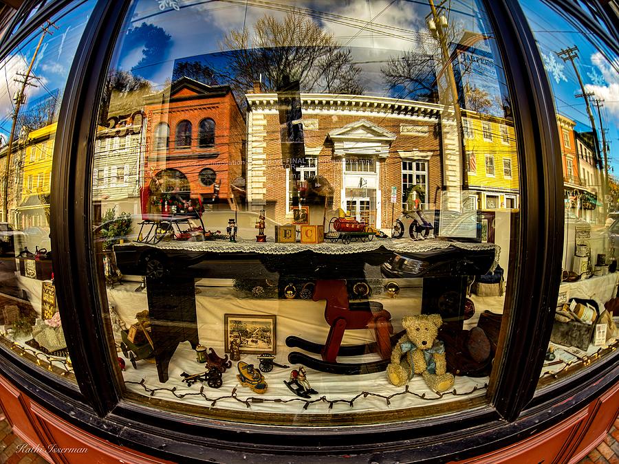 Holiday Window Reflections Photograph by Kathi Isserman