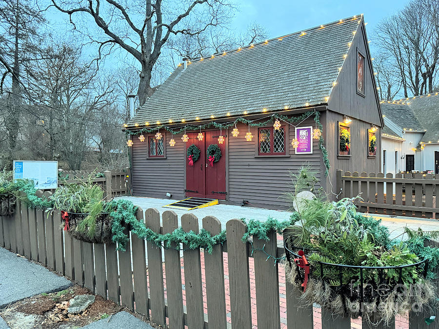 Holidays at the grist mill  Photograph by Janice Drew