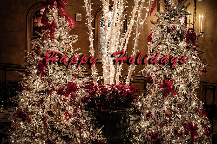 Holidays-christmas At The Rittenhouse Hotel Card Photograph