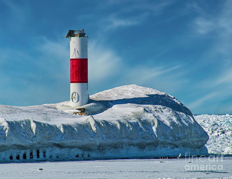 Holland Channel Winter Photograph by Nick Zelinsky Jr