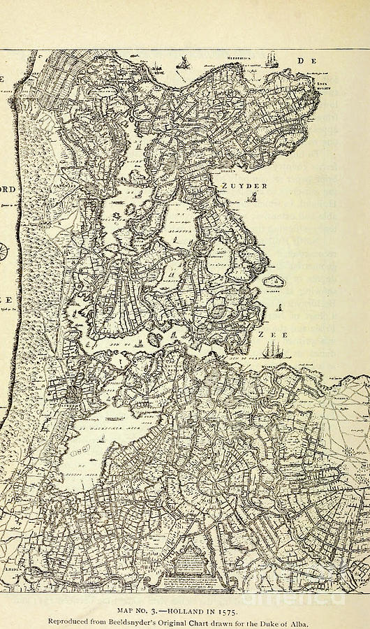 Holland In 1575 M1 Drawing By Historic Illustrations - Fine Art America