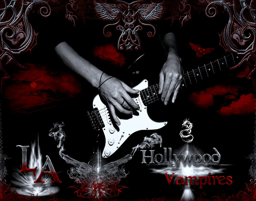 Hollwood Vampires Digital Art by Michael Damiani