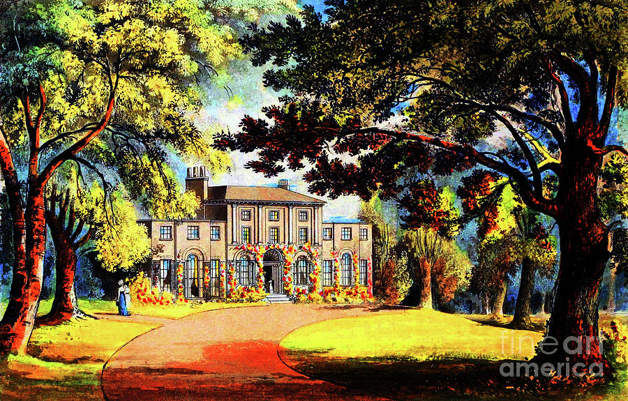 Holly Grove House Gendall Modified Digital Art by Julien Coallier