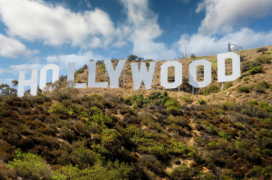 Hollywood Above Photograph by Ricky Barnard