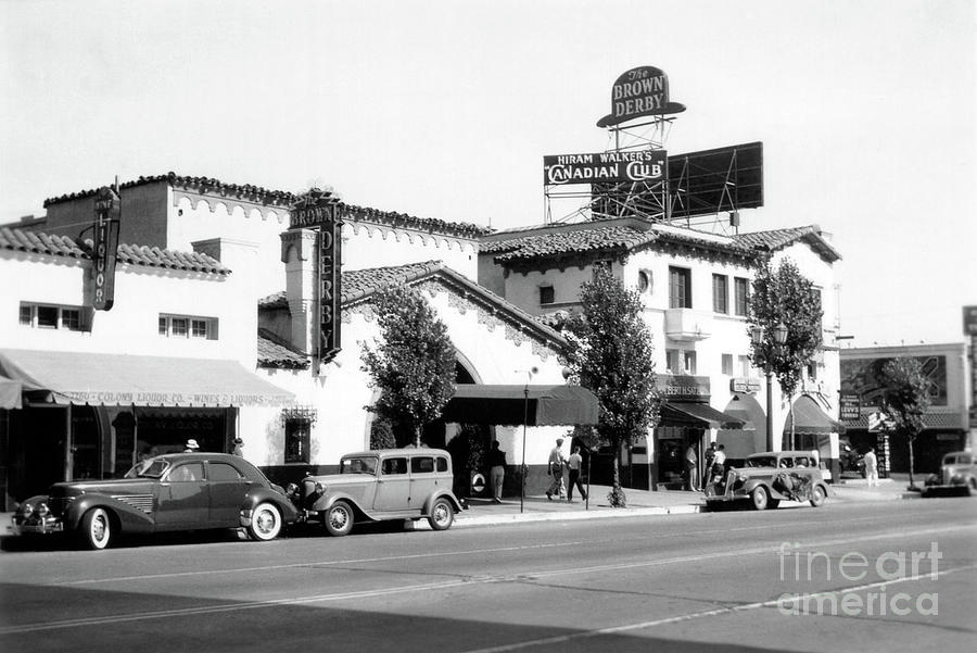 Hollywood Brown Derby Photograph by Sad Hill - Bizarre Los Angeles Archive