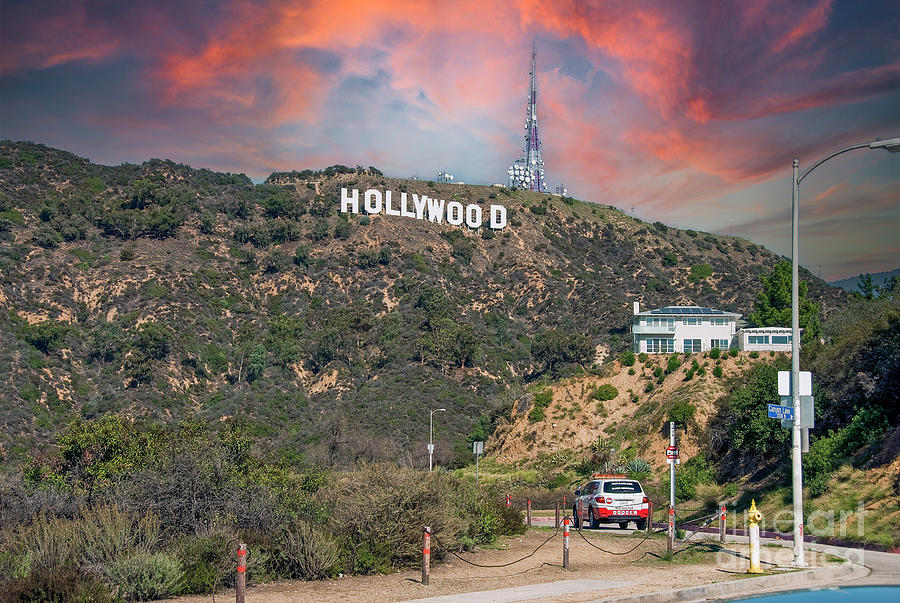 Mount Lee Hollywood Sign Photograph by David Zanzinger