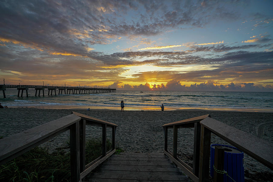 Hollywood Florida Sunrise Photograph by Joey Waves