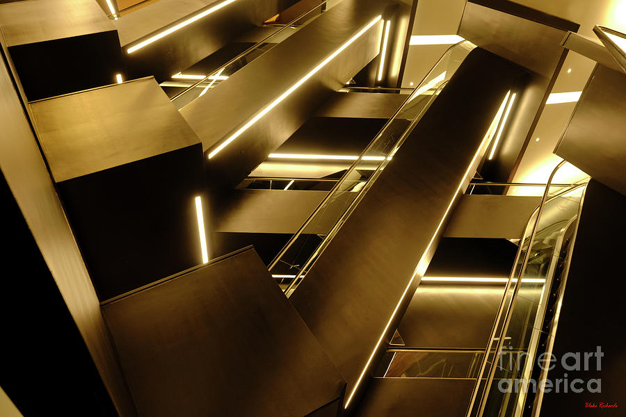 Hollywood Gold Escalator View Photograph by Blake Richards | Fine Art ...