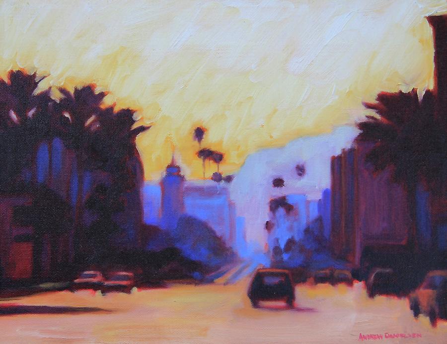Hollywood Haze Painting by Andrew Danielsen