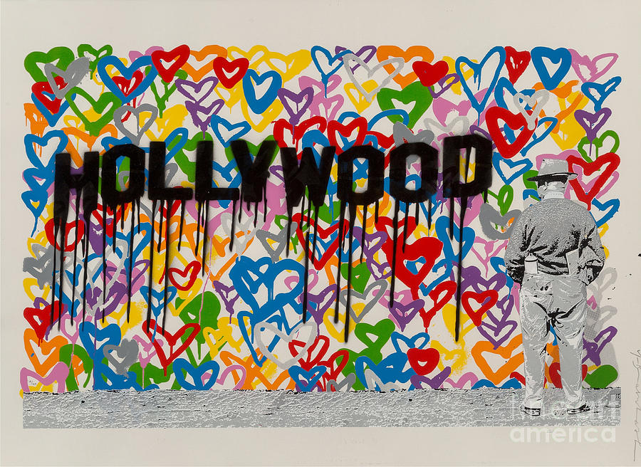 Hollywood Love Mixed Media by My Banksy