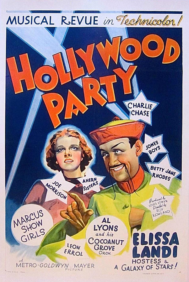 Hollywood Party - 1937 Digital Art by Original Movie Poster - Fine Art ...