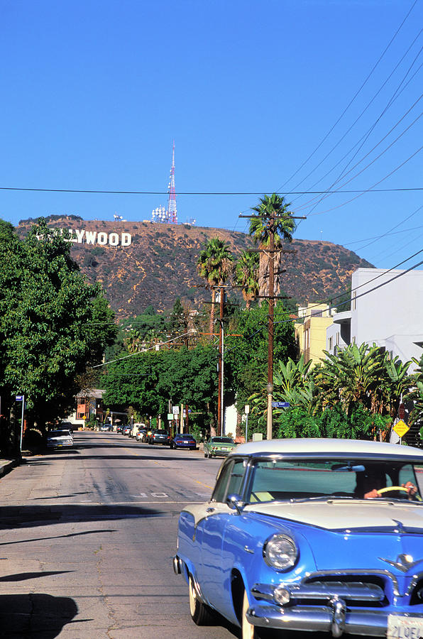 Hollywood Sign, Beachwood Drive, Los Angeles, California Photograph by ...