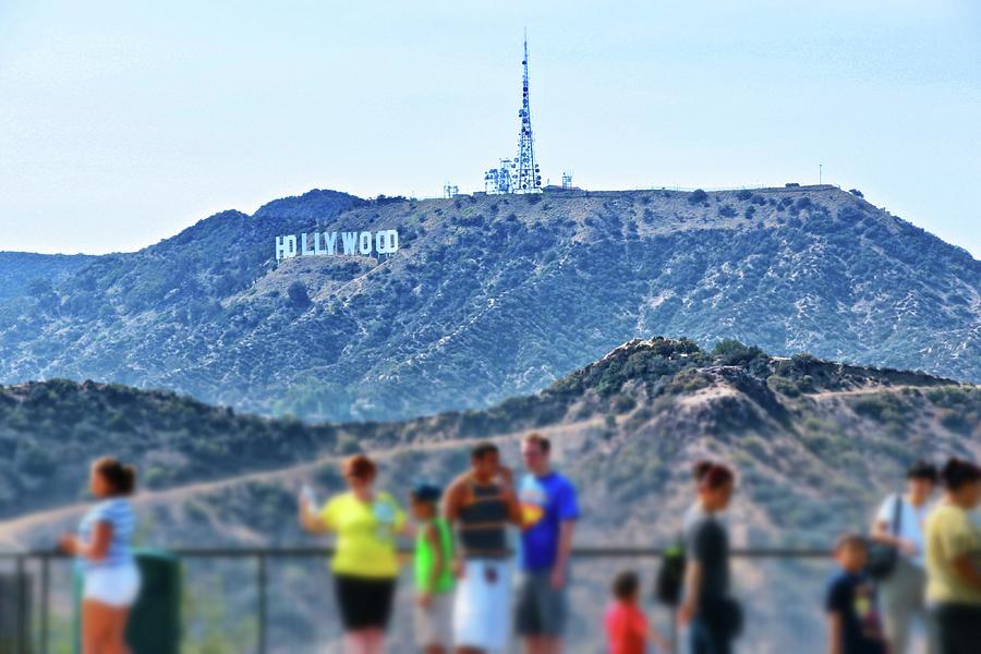 Hollywood Sign from Mount Wilson Observatory Photograph by Jim Albritton