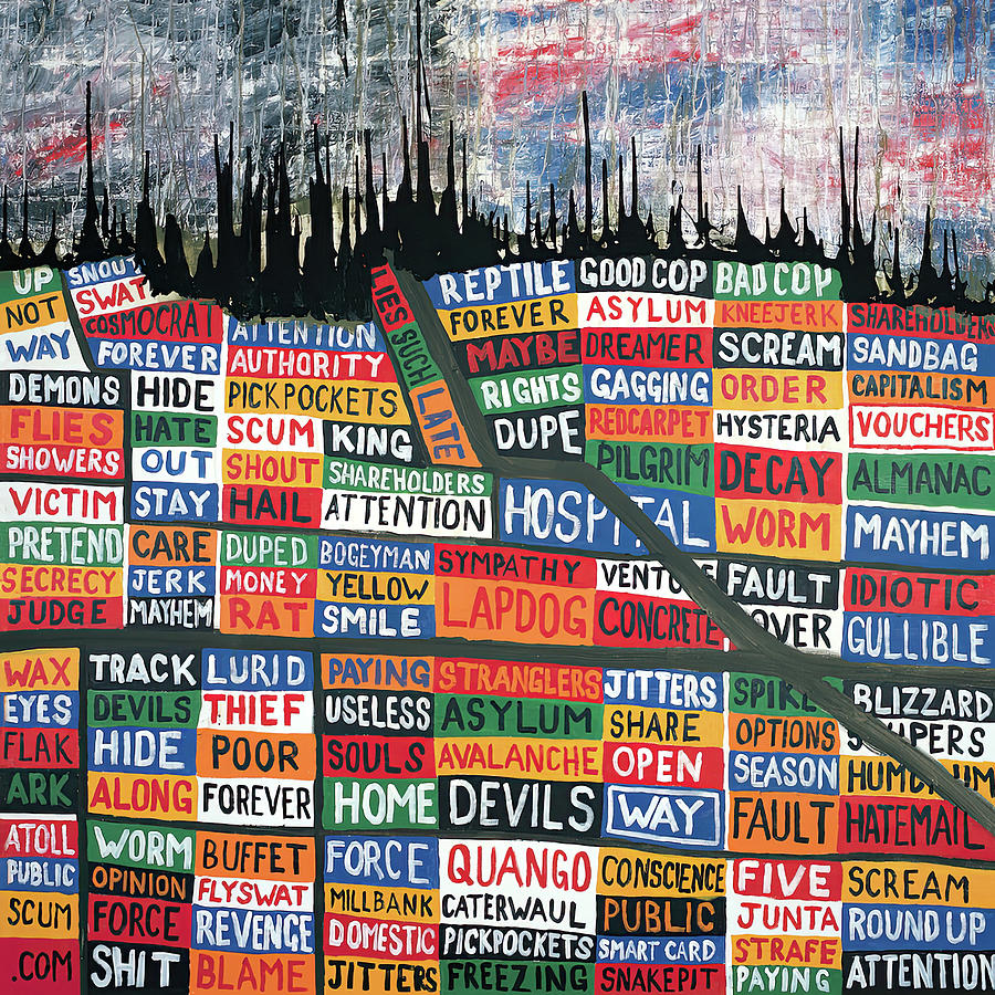 Hollywood Painting by Stanley Donwood - Fine Art America