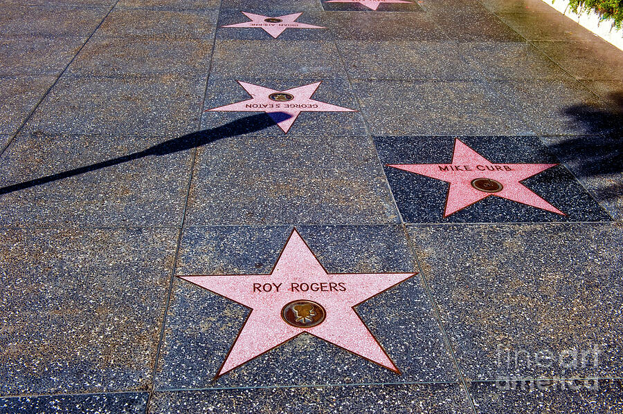 Hollywood Stars Walk of Fame Photograph by David Zanzinger