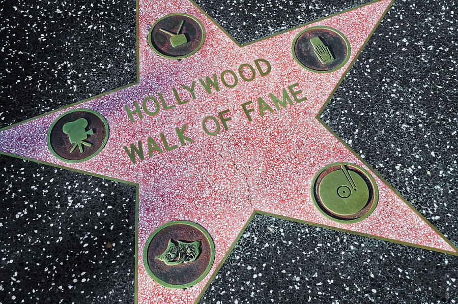 Hollywood Walk of Fame Photograph by Kyle Hanson