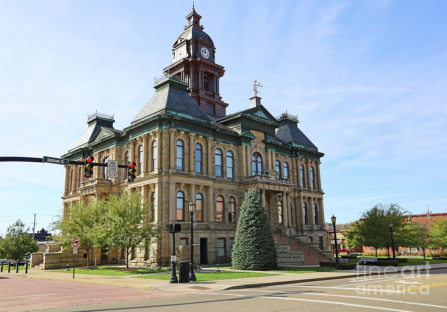 Holmes County Courthouse In Millersburg Ohio 6760 Photograph By Jack