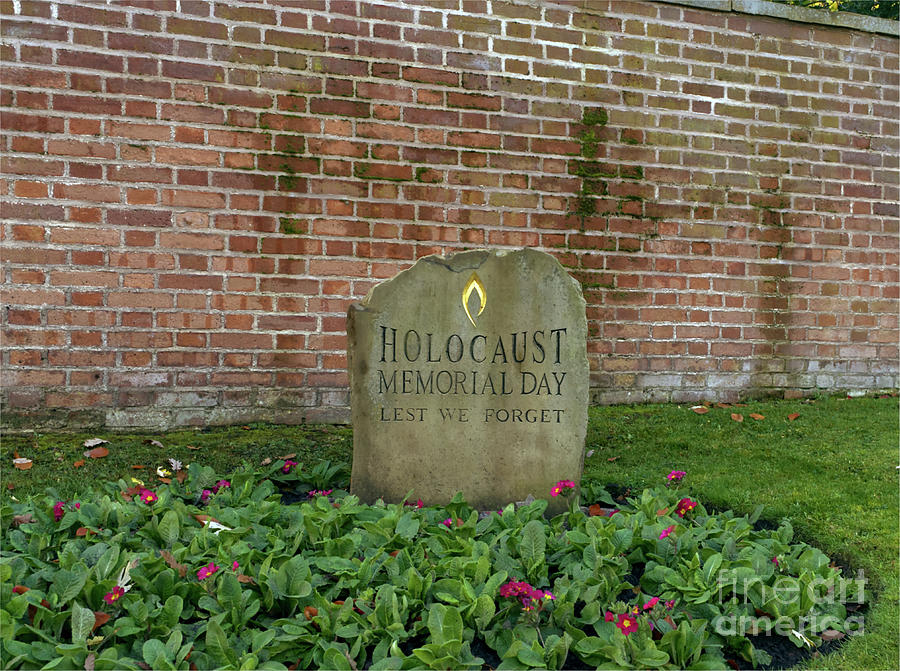 Holocaust headstone in Middleton Photograph by Pics By Tony