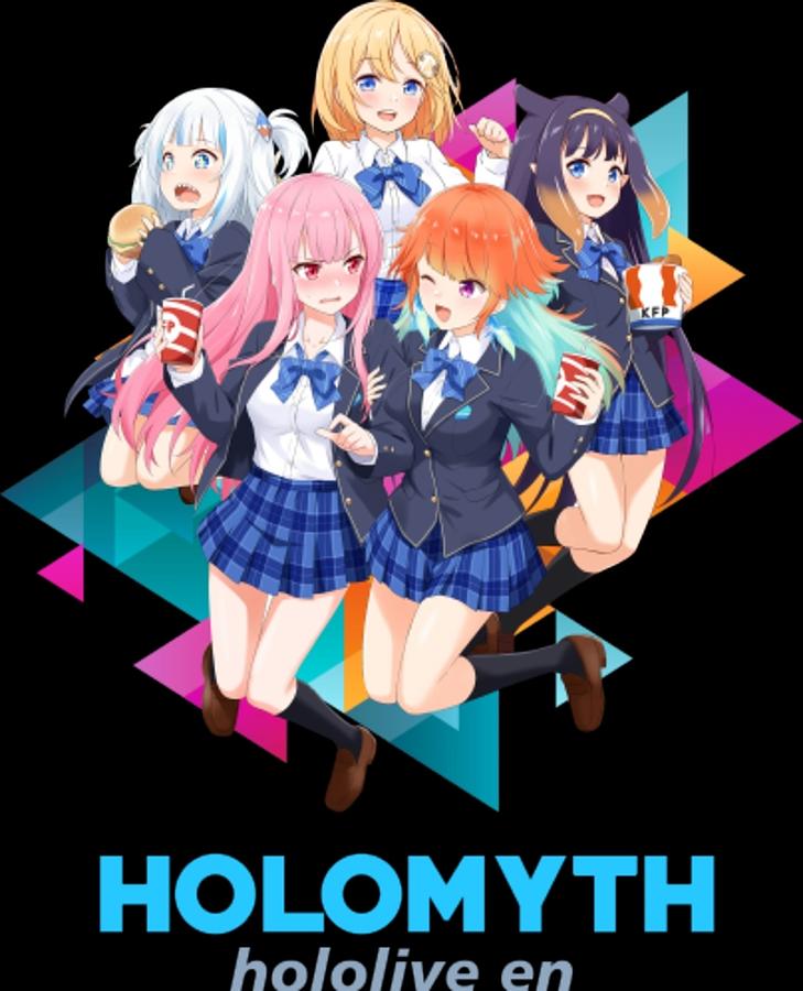 Hololive EN - All Holomyth Poster Digital Art by Jeffery Hampton | Fine ...