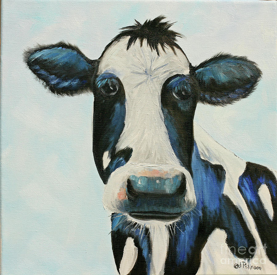 Holstein Painting by Julie Peterson - Fine Art America