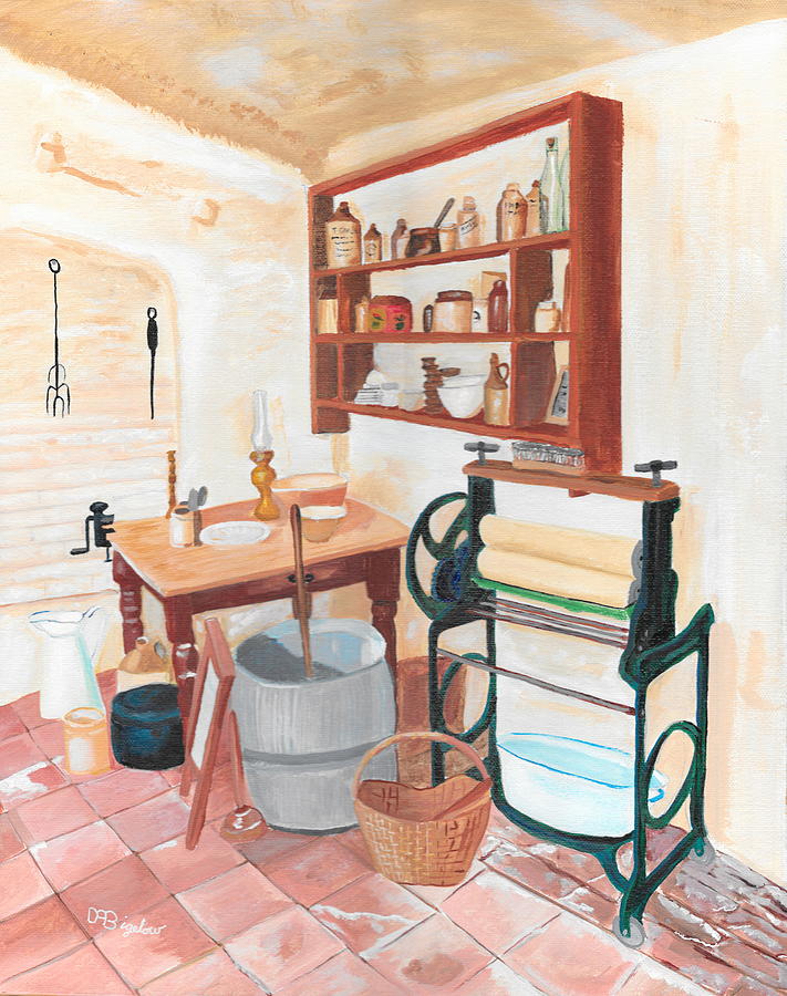 Holy Austin kitchen  Painting by David Bigelow