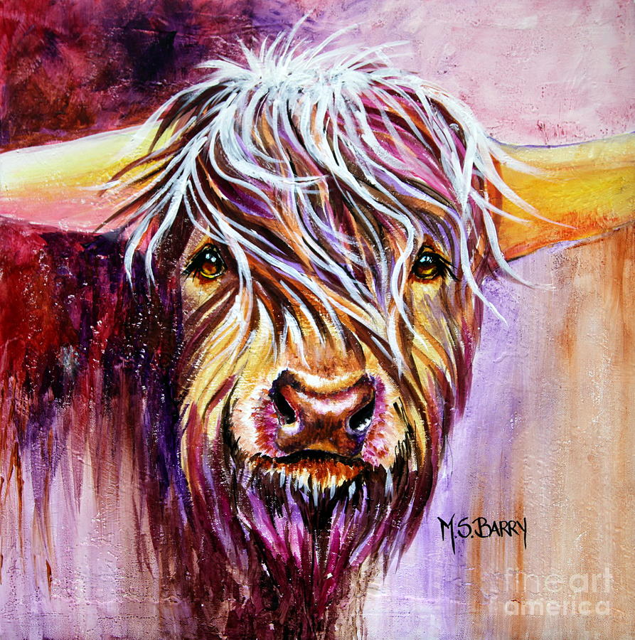 Holy Cow Painting by Maria Barry