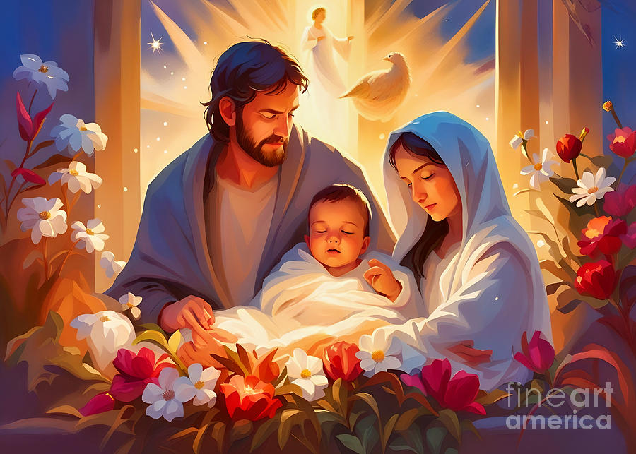 Holy Family AI VI Digital Art by Munir Alawi Holy Family AI VI Digital Art by Munir Alawi