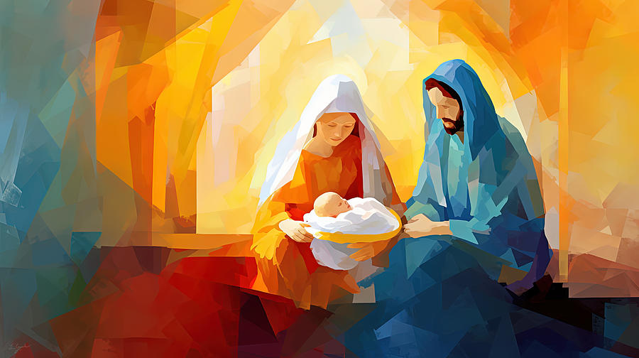 Holy Family Art Painting