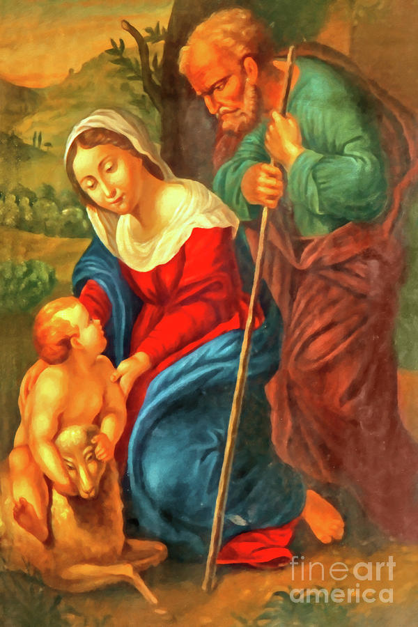 Holy Family at Nativity Grotto Photograph by Munir Alawi