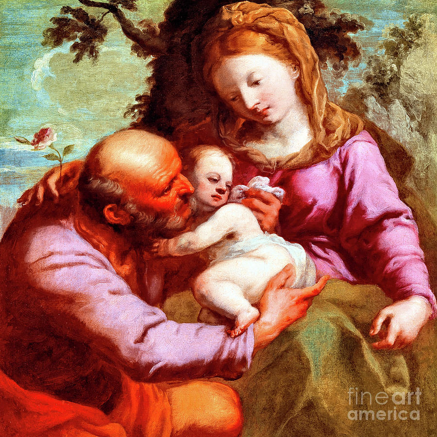 Holy Family Outdoor Photograph by Munir Alawi