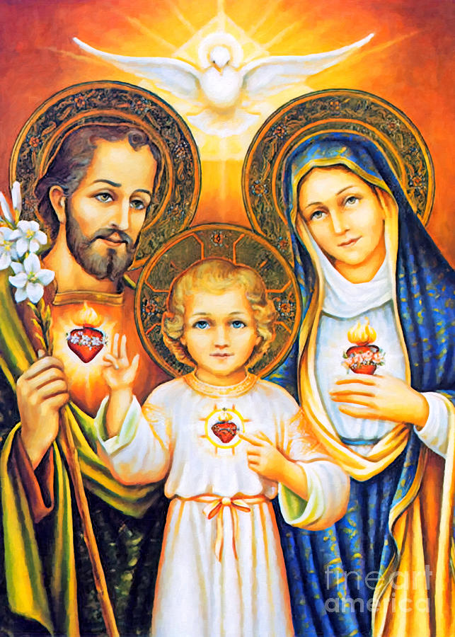 Holy Family Sacred Hearts Photograph by Munir Alawi