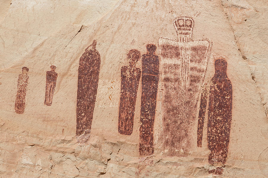 Holy Ghost Panel in Horseshoe Canyon  Photograph by Kathleen Bishop