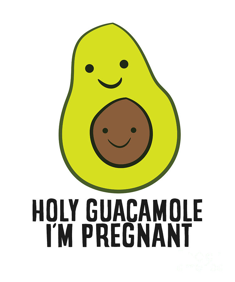 pregnant avocado shirt