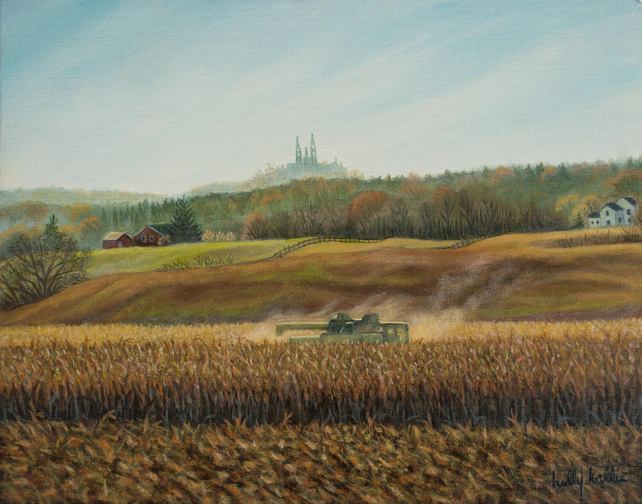 Holy Hill Harvest Painting by Holly Kallie