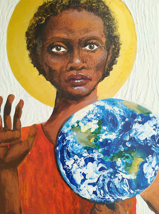 Holy Justice Painting by Sylvia Brallier